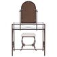 Linon Home Decor Clarisse Vanity with Stool in Bronze, , large