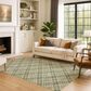 Dalyn Rug Company Soft Essentials Plaid Olive 3" x 5" Indoor/Outdoor Area Rug, , large