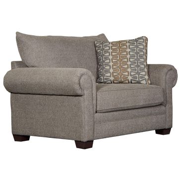 Catnapper Havana Chair and a Half in Cocoa with Toss Pillow, , large