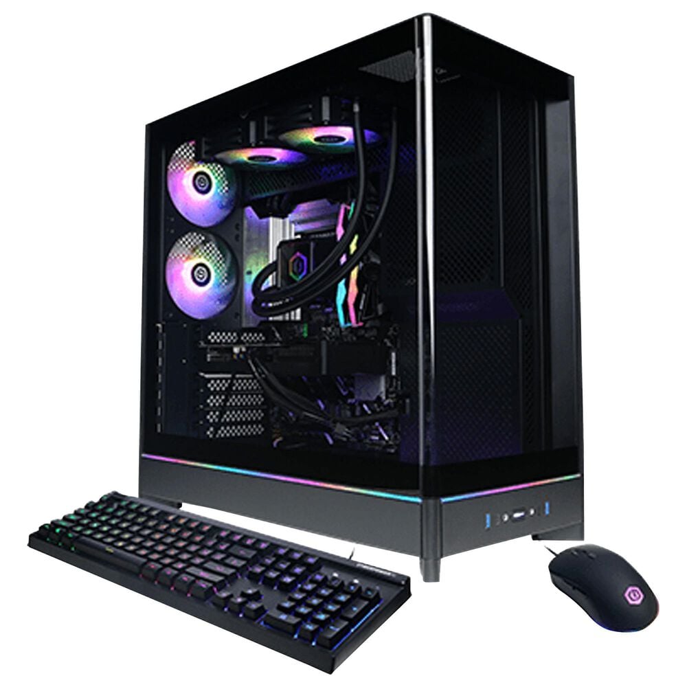 CyberPowerPC Gamer Supreme Gaming Desktop| Intel Core Ultra 9 285 - 32GB RAM - AMD Radeon RX 9070 XT Graphics - 2TB SSD in Black, , large