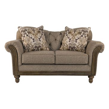 Hughes Furniture Loveseat in Sandstone Oyster, , large