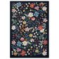 Rifle Paper Co Perennial Strawberry Fields 3"11" x 5"11" Black Area Rug, , large