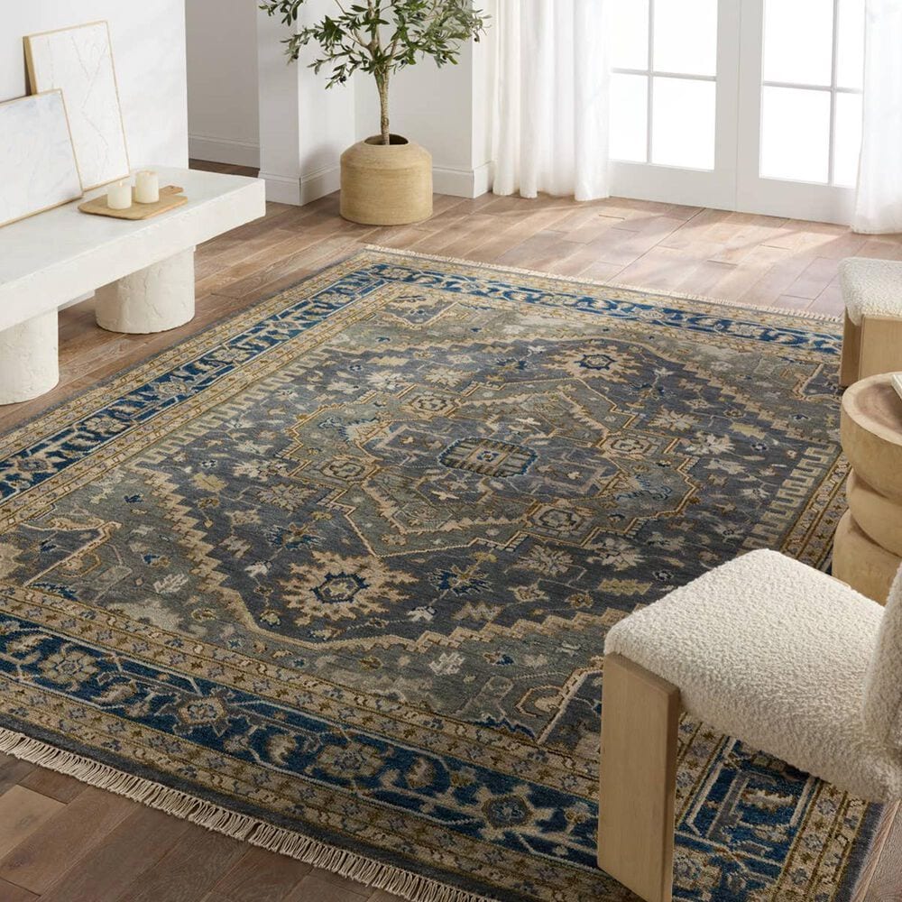 Jaipur Liberty Gargoyle and Monument 10&#39; x 14&#39; Area Rug, , large