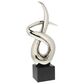 Maple and Jade 22" Abstract Sculpture in Silver and Black, , large