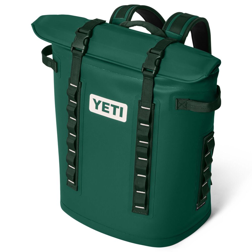 YETI Hopper M20 Backpack Soft Cooler in Black Forest Green, , large