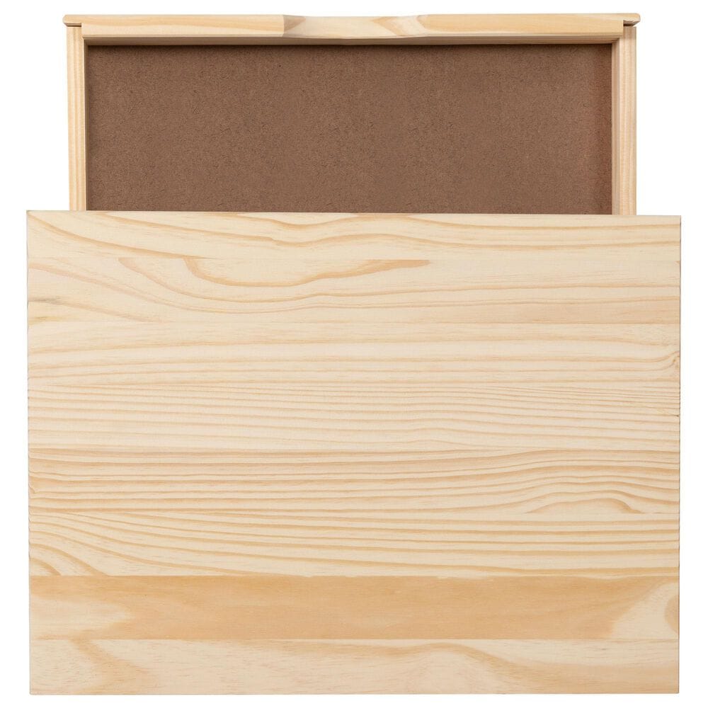 Linon Home Decor Cary 8-Drawer Rolling Cart in Unfinished, , large