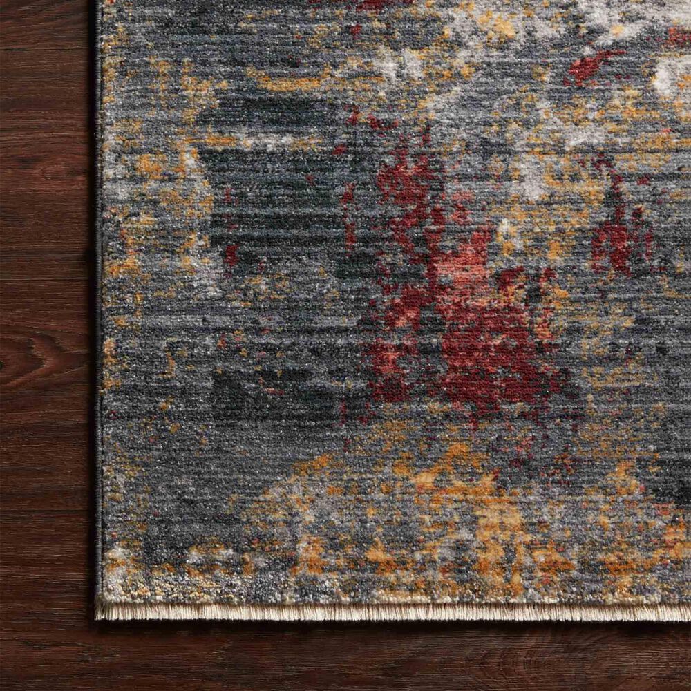 Loloi II Samra SAM-03 2&#39;3&quot; x 3&#39;10&quot; Dark Grey and Spice, , large