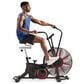 Sunny Health & Fitness Tornado Smart Premium Air Resistance Exercise Bike in Black and Red, , large