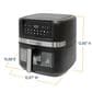 West Bend Air Fryer with 13 One-Touch Presets in Black, , large