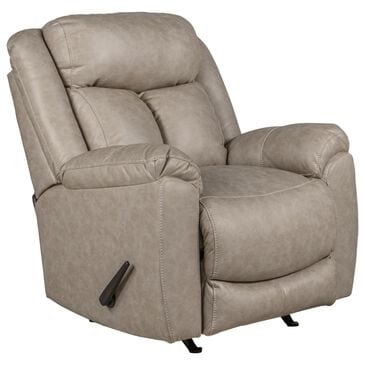 Moore Furniture Warner Manual Rocker Recliner in Duvell Latte, , large