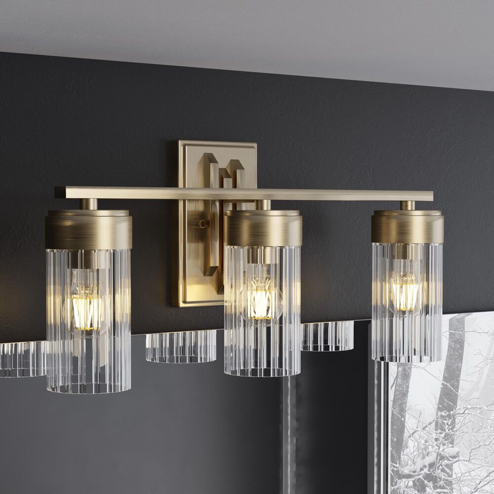 Hunter Gatz 3-Light Vanity in Alturas Gold, , large