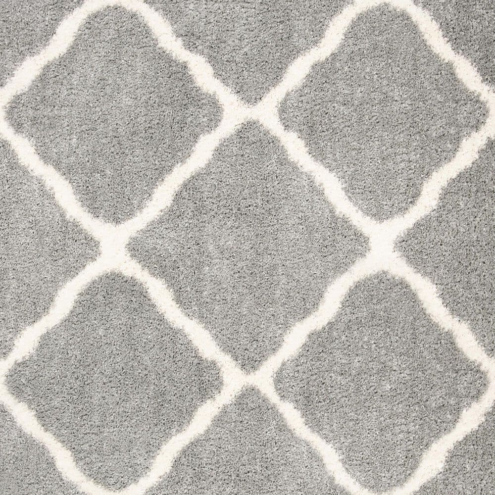 Safavieh Parma Shag PMA521G 5&#39;3&quot; x 7&#39;6&quot; Grey and Cream Area Rug, , large