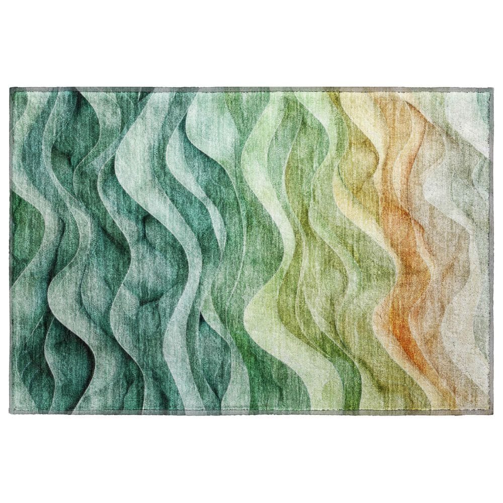 Dalyn Rug Company Pacifica PA4 2"6" x 3"10" Teal Area Rug, , large