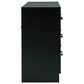 Ashley Kraeburn 6-Drawer Dresser in Brown and Satin Black, , large