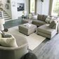 Ashley Creswell Storage Ottoman in Stone, , large