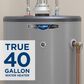 GE Appliances RealMAX Premium 40-Gallon Tall Liquid Propane Atmospheric Water Heater in Gray, , large