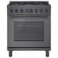 Bosch 30" Freestanding Dual Fuel Range in Black Stainless Steel, , large
