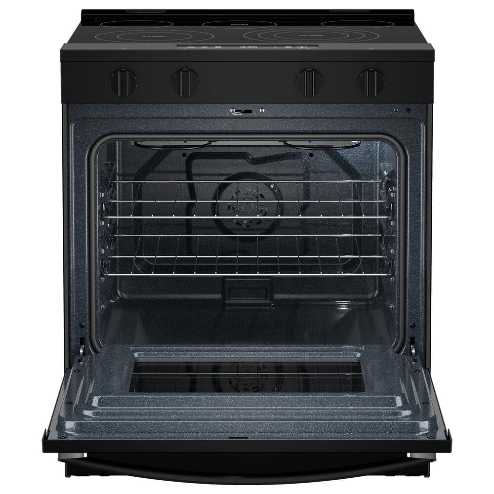 Whirlpool 30" Smart Electric Range with Air Cooking Technology in Black, , large