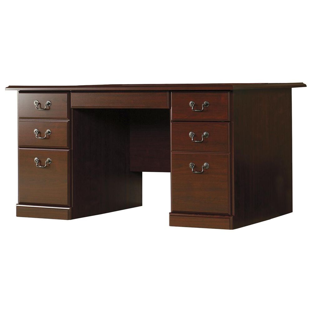 Sauder Executive Desk in Cherry NFM