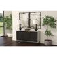 Bassett Mirror Company Ripple Effect 3-Door Server in Smokey Mocha and High Gloss Black, , large