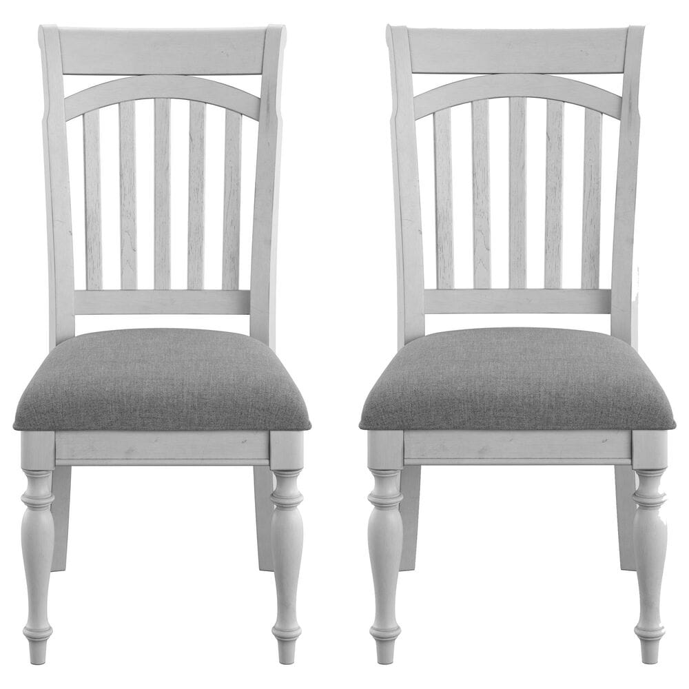 Emerald Home Furnishings New Haven Side Chair in Oyster Shell &#40;Set of 2&#41;, , large
