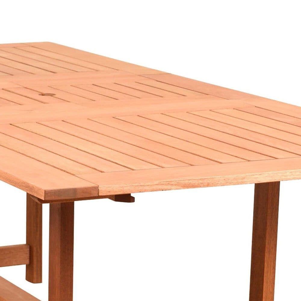 International Home Miami Sapo 9-Piece Rectangular Patio Dining Set in Brown, , large