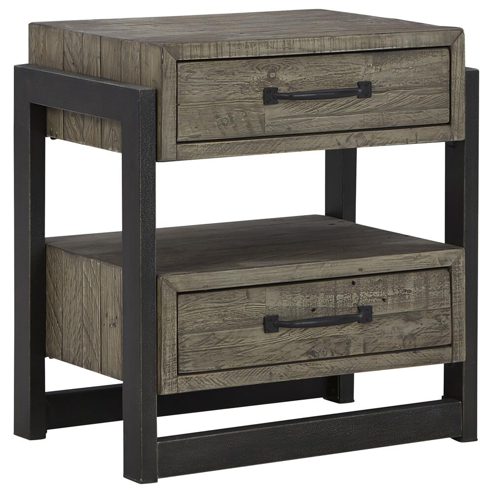 Signature Design by Ashley Brennagan 2 Drawer Nightstand in Brown, , large