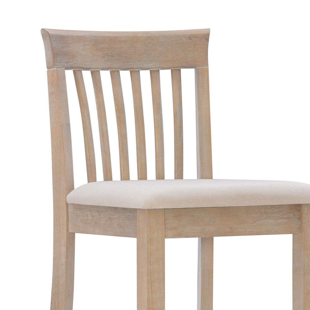 Linon Home Decor Torino Craftsman Bar Stool in Grey Wash, , large