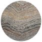 Dalyn Rug Company Lumara LM3 Pewter 8" Round Area Rug, , large