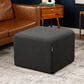 Jaxx Monroe Medium Ottoman in Ebony, , large