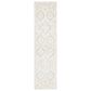 Safavieh Micro-Loop 2"3" x 9" Beige and Gray Runner, , large