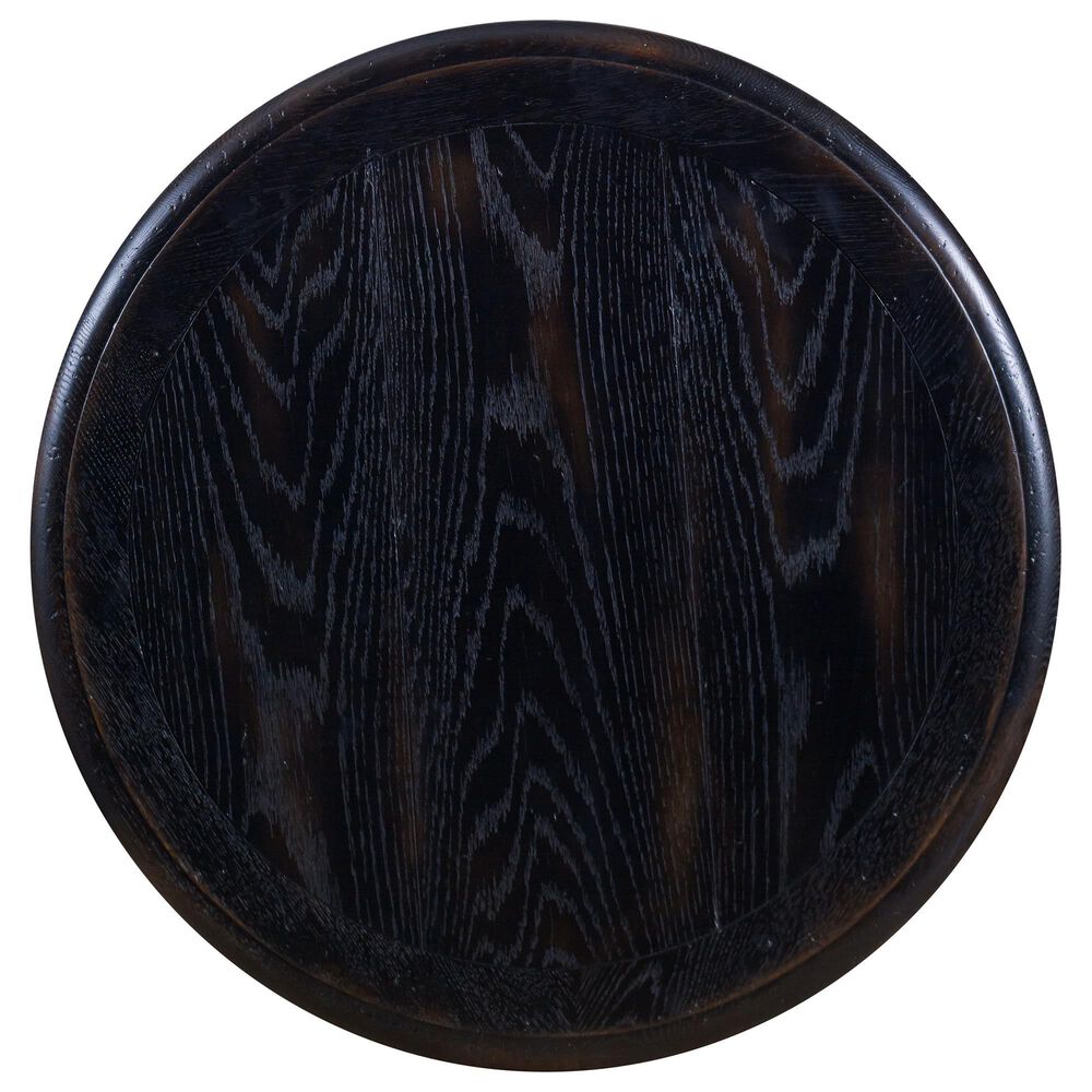 Century Monarch Grand Side Table in Ebonized Oak and Warm Brown, , large