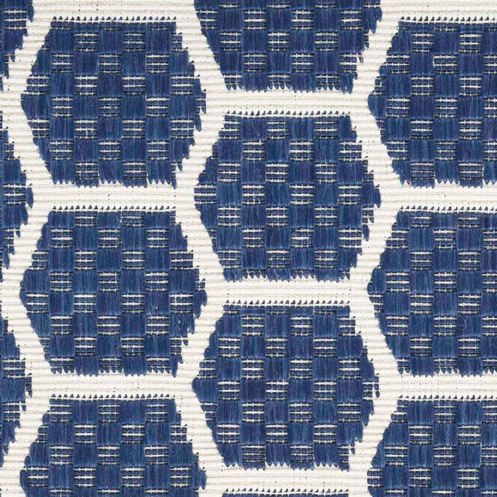 Nourison Twist Reversible 8&#39; x 10&#39; Navy Indoor/Outdoor Area Rug, , large