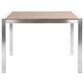 Lumisource Fuji Counter Table in Walnut/Stainless Steel, , large