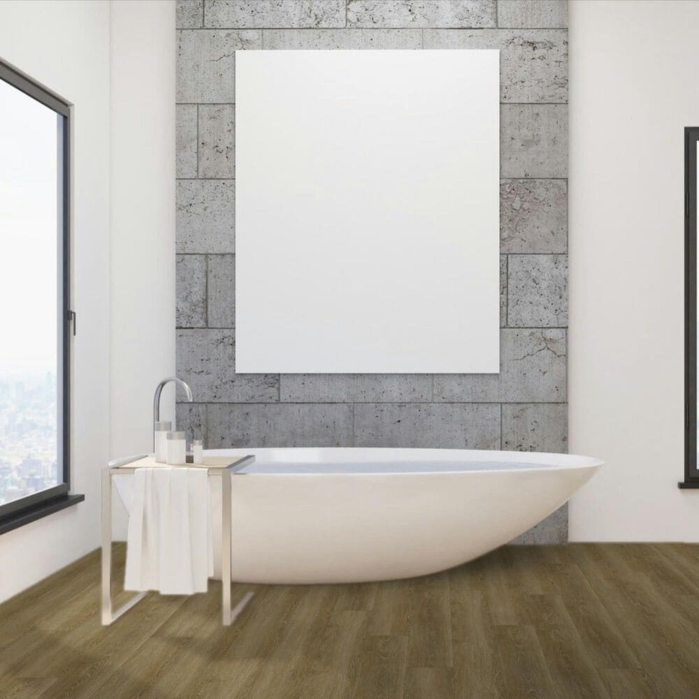 Fuzion SmartDrop 7 Provence Brown 7&quot; x 48&quot; Luxury Vinyl Plank, , large