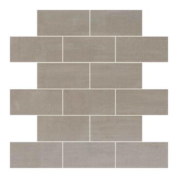 Dal-Tile Skybridge 2" x 4" Ceramic Brick Joint Mosaic Tile in Gray, , large