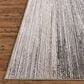 Feizy Micah 12" x 18" Black and Dark Gray Area Rug, , large