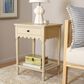 Safavieh Haven Top Drawer End Table in Natural, , large