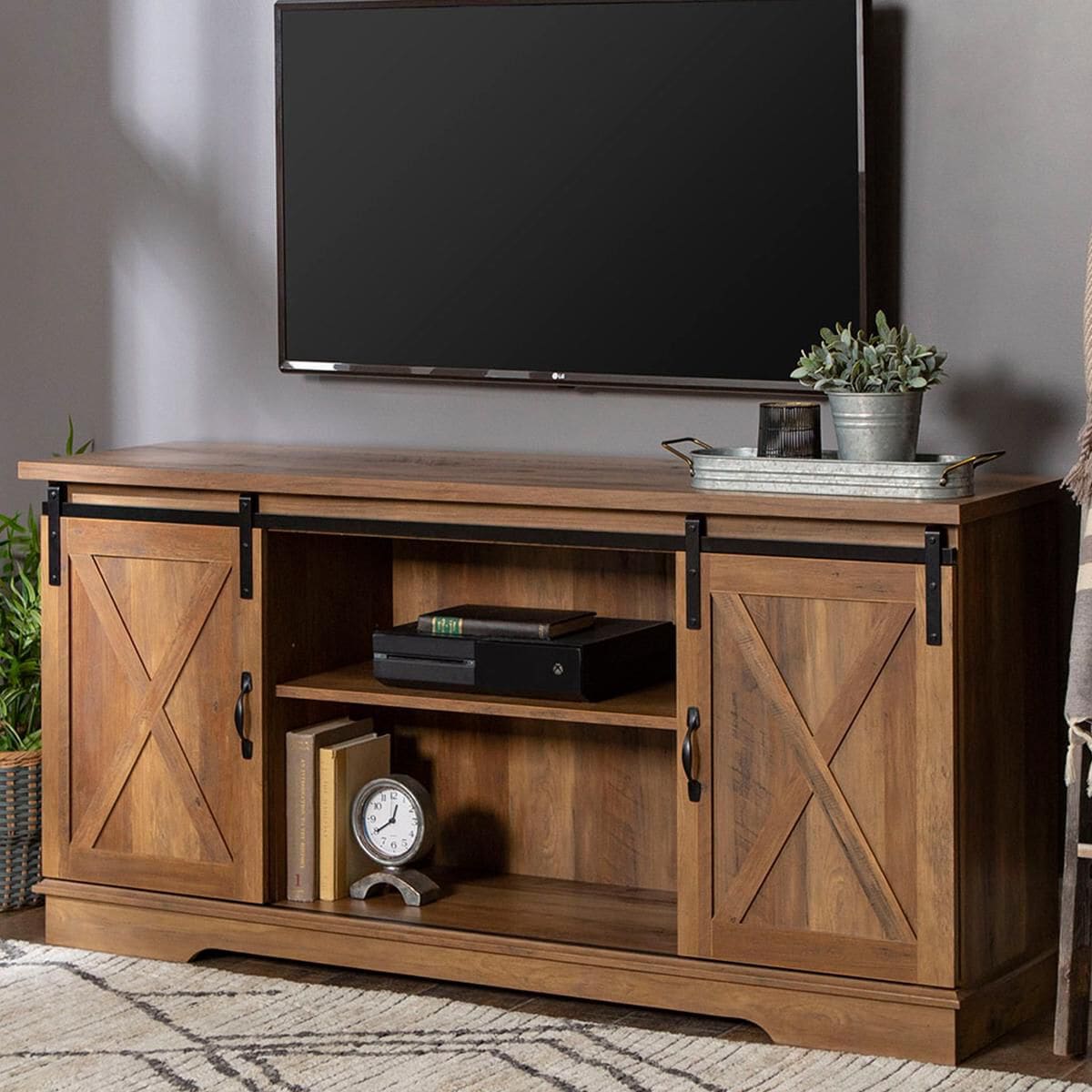 Walker edison deals barn tv stand