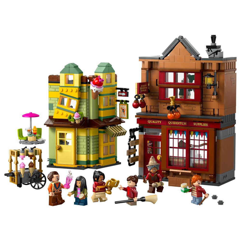LEGO Harry Potter - Quality Quidditch Supplies and Ice Cream Parlour Building Set, , large
