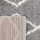 Safavieh Venus Shag VNS682J 4" x 6" Grey and Ivory Area Rug, , large