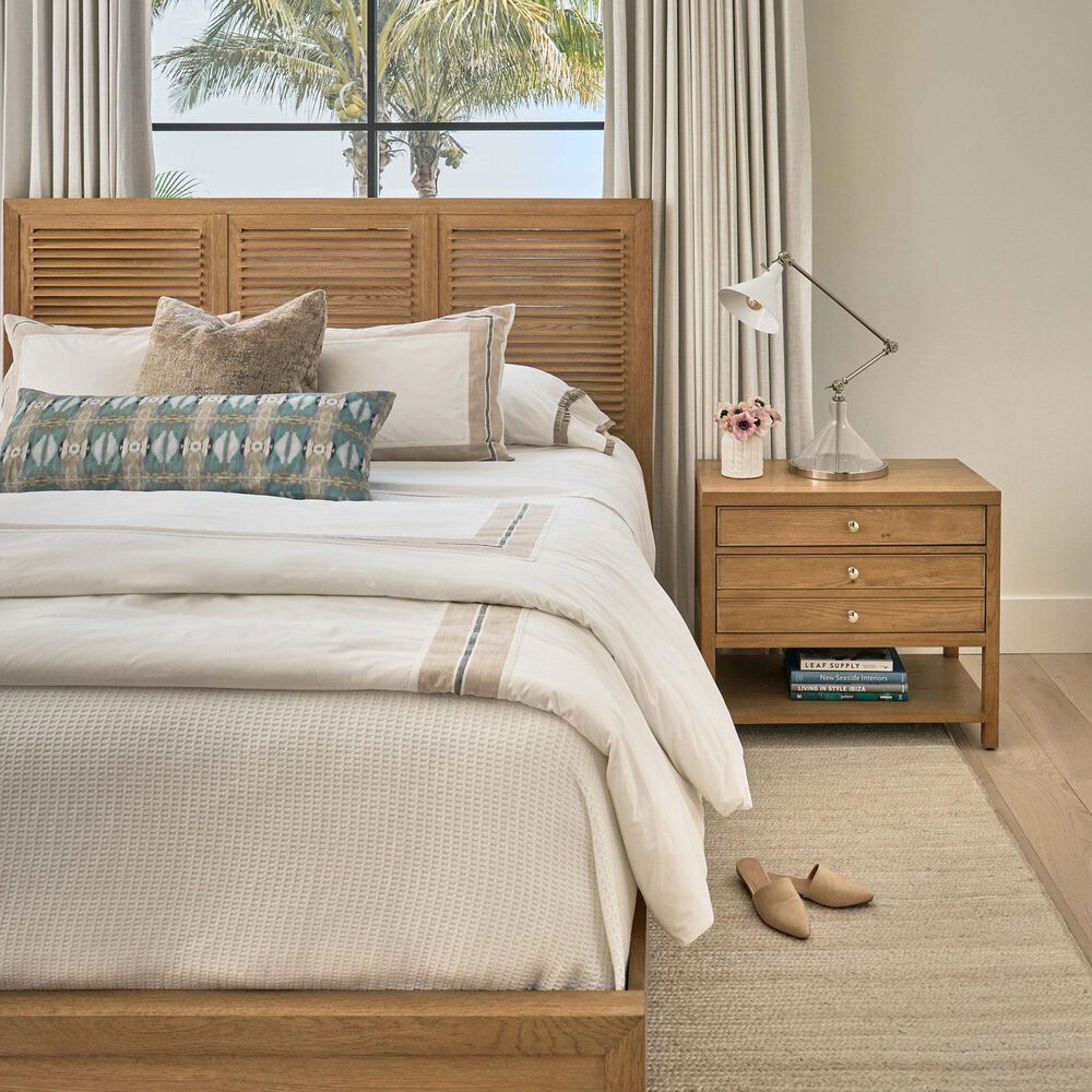 Furniture Worldwide Weekender Saugatuck 2-Drawer Nightstand in Sand Dune, , large