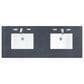 James Martin Vanities Addison 60" Double Bathroom Vanity in Mid Century Acacia with 3 cm Charcoal Soapstone Quartz Top, , large