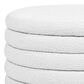 Jennifer Taylor Home Fuji Storage Ottoman in Ivory White, , large