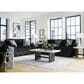 Ashley Midnight-Madness Stationary Loveseat in Onyx, , large