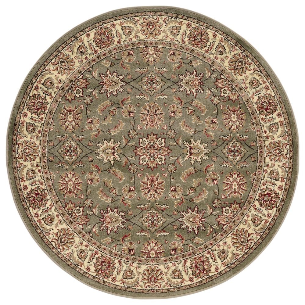 Radici USA Como 1592 Sage 8" Round Area Rug, , large