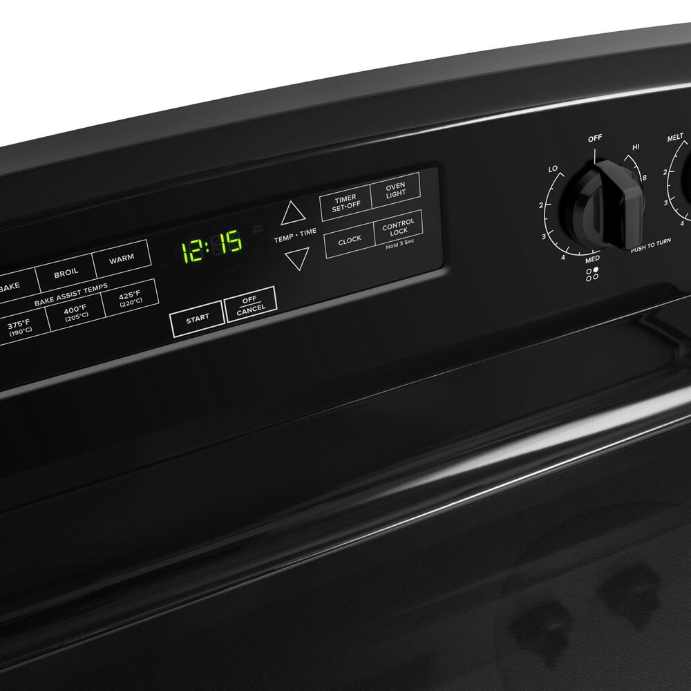 Amana Amana 4.8 Cu. Ft. 30&quot; Smoothtop Electric Range with Extra-Large Oven Window in Black, , large