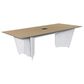 Regency Global Sourcing Array 96" Conference Table in White and Noble Oak, , large