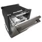 LG 24" Built-In Bar Handle Dishwasher with 3rd Rack in Black Stainless Steel, , large