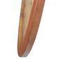 Hearth and Haven 45" Wall Mirror with Curvy Shape and Pine Wood Frame in Natural, , large